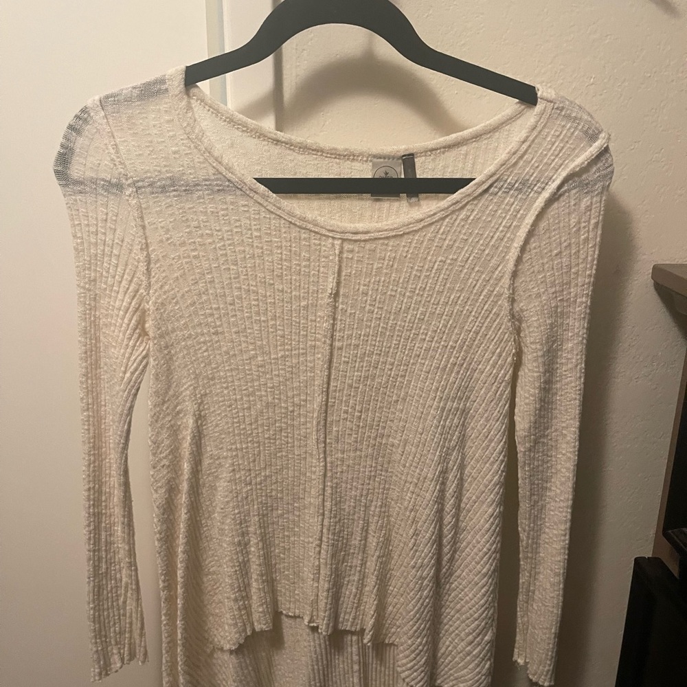 Paper Crane Cream Sweater Med